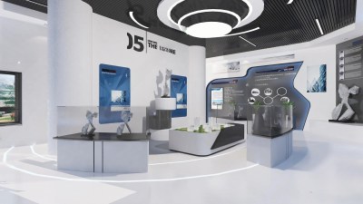 现代企业展厅3D模型下载